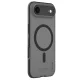Nillkin iPhone 17 Air vāciņš Super Frosted Shield Pro Magnetic, caurspīdīgs melns