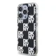 DKNY iPhone 15 Pro Max vāciņš IML Checkered Mono Pattern, melns