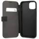 BMW Signature ādas vāciņš-grāmatiņa iPhone 13 mini, melns