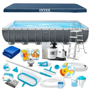 Karkasa baseins Intex 26364, 732 x 366 x 132 cm ar sūkni un piederumu komplektu