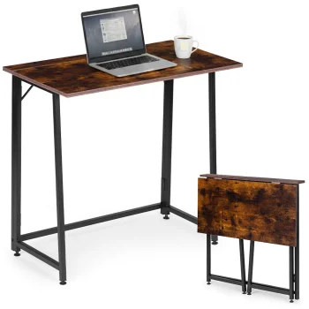 Modernhome saliekams datorgalds 80x45 cm, riekstkoks