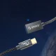 Orico CAF31 USB-C uz USB-A 3.1 Gen 2 10Gbps 1m OTG adapteris, melns