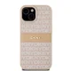 DKNY iPhone 15 Plus / 14 Plus vāciņš Mono Stripe & Metal Logo, rozā