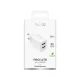 Puro PROLITE 10W 2x USB-A tīkla lādētājs - White