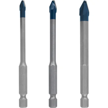 Flīžu un keramikas urbju komplekts Bosch EXPERT HEX-9 HardCeramic 5/6/8 mm, 3 gab.