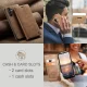 Samsung Galaxy A54 (SM-A546) CASEME Wallet Magnetic Leather Case Cover, Coffee | Telefona Vāciņš Maciņš Apvalks...