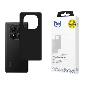 3mk silikona vāciņš Xiaomi Redmi Note 14 Pro 5G Melns