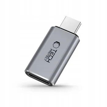 Tech-Protect UltraBoost USB-C (M) / Lightning (F) adapteris, pelēks