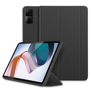 Tech-Protect SmartCase vāciņš Xiaomi Redmi Pad 10.6 planšetdatoram, Melns