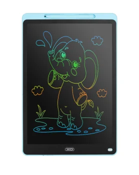 XO V02 Grafiskā Planšete Planšetdators LCD Zīmēšanai Rakstīšanai + Irbulis 16'', Zils | Drawing Graphic Tablet