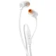 Vadu ausīs liekamās austiņas JBL T110 ar mikrofonu 3.5 mm, White