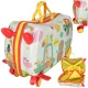 Bērnu ceļojumu soma ar riteņiem, koferis, čemodāns-sēdeklis, Zoo | Kids Travel Luggage Bag Ride On Suitcase