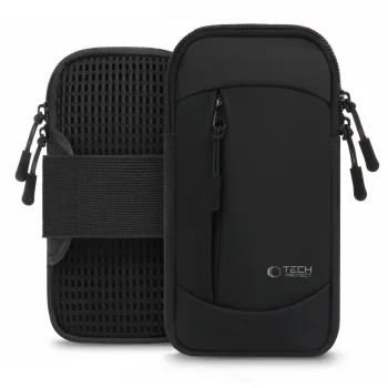 Sporta rokas soma Tech-Protect M6 viedtālruņiem līdz 6.9", melna