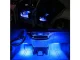 LED auto salona apgaismojums ar pulti (4 x 12 LED)
