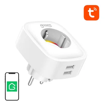 Viedā rozete Gosund SP112 WiFi 16A ar 2xUSB, Tuya