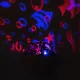 Izoxis Nakts lampa ar projektoru (zvaigznes / zemūdens pasaule), melna
