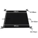 Auto vējstikla pārsegs pret salu un sauli XTROBB 130 x 115 x 167 cm, melns