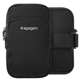 Sporta aproce telefonam Spigen Dynamic Shield A702 līdz 6.9", melna