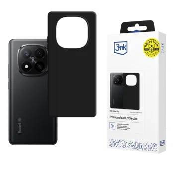 3mk Matt Case Pro vāciņš Xiaomi Redmi Note 15 Pro+ 5G, matēti melns