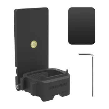 Sunnylife 761V3 magnētiskais stiprinājuma adapteris Osmo Pocket 3 kamerai, melns