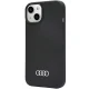 Audi vāciņš iPhone 14 6.1\" silikona cietais vāciņš, melns (AU-LSRIP14-Q3)