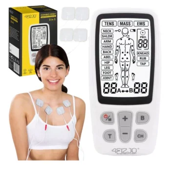 Muskuļu elektrostimulators 4FIZJO Combo MED+ 3in1 TENS EMS MASS