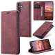 Samsung Galaxy A34 (SM-A346) CASEME Wallet Magnetic Leather Case Cover, Wine Red | Telefona Vāciņš Maciņš Apvalks...