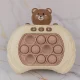 Elektroniskā Pop It spēle Maxlife MXPS-100 lācītis, bēša