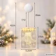 LED Ziemassvētku loga dekorācija Zvaniņi, 6 LED, ar baterijām