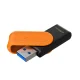 Kingston DataTraveler Exodia S USB zibatmiņa 256 GB USB 3.2 Gen 1, melna/oranža