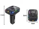 Automašīnas fm mp3/wma raidītājs 2xUSB + USB c bluetooth 5.3 LED qc 3.0 | Car transmitter