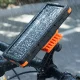 Rockbros HW-87 magnētiskais ūdensizturīgais velo tālruņa turētājs, melns