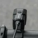 Velosipēda priekšējais lukturis Rockbros RHL1600 1600 lm USB-C, melns