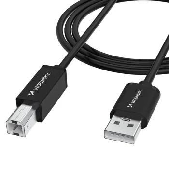 Wozinsky WKDDY4S USB-A - USB-B kabelis 480 Mb/s, 1 m, melns