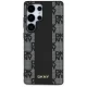 DKNY Leather Checkered MagSafe vāciņš Samsung Galaxy S25 Ultra Black