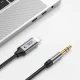 Audio kabelis Tech-Protect UltraBoost Lightning uz 3.5 mm Jack 1 m, melns