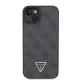 Guess iPhone 15 Plus vāciņš Crossbody 4G Metal Logo, melns