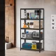 Modernhome Noliktavas plaukts ar 5 plauktiem, 180x90x40 cm, metāls/MDF