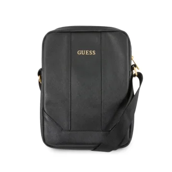 Guess Saffiano planšetdatora soma 10", melna