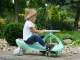 Ecotoys bērnu gravitācijas auto ar LED riteņiem, zaļš