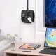 Tech-Protect PCS3X4 pagarinātājs ar 3 ligzdām, 2x USB-A un 2x USB-C 200 cm, melns