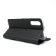 Sony Xperia 10 II Magnetic Leather Case Cover Card Holder, Black | Telefona Vāciņš Maciņš Apvalks Grāmatiņa