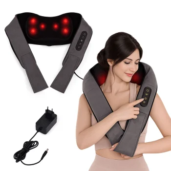 Kaden Shiatsu kakla un muguras masieris ar apsildi, 24W