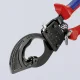 Kabeļu šķēres KNIPEX 95 31 250 ar sprūdrata mehānismu, Ø 32 mm / 240 mm²