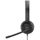 Speedlink METIS USB Stereo Headset 3.5mm ar USB skaņas karti, Melnas