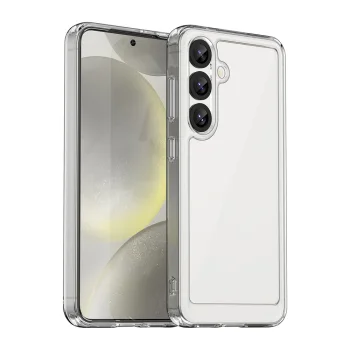 Outer Space Case vāciņš ar gēla rāmi modelim Xiaomi Poco C71, caurspīdīgs