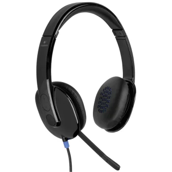 Logitech H540 USB Datora Austiņas ar Mikrofonu, Melnas