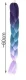 Kanekalons Sintētiskās Ombre Afro Bizes Frizūrām 60cm, Violets-Zils | Synthetic Ombre Afro Braids for Hairstyles