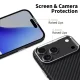 Tech-Protect iPhone 17 Pro Max vāciņš Ion Carbon MagSafe, pelēks/melns