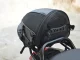 Ūdensizturīga motocikla sēdekļa soma un pleca soma 2-in-1 Melna